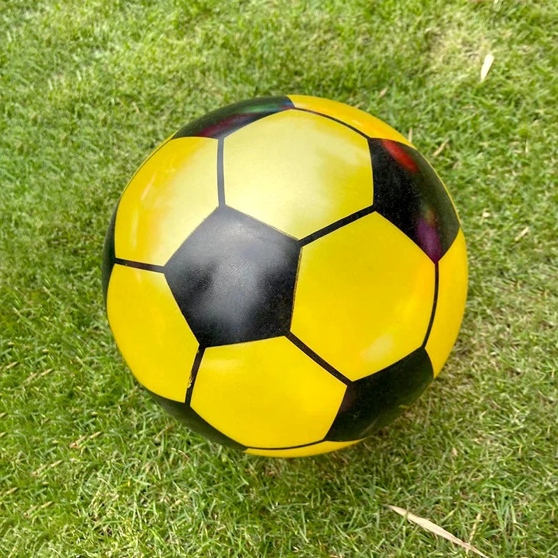 Ballon Football Enfants PVC Gonflable - Sport Match Élastique Couleur Aléatoire