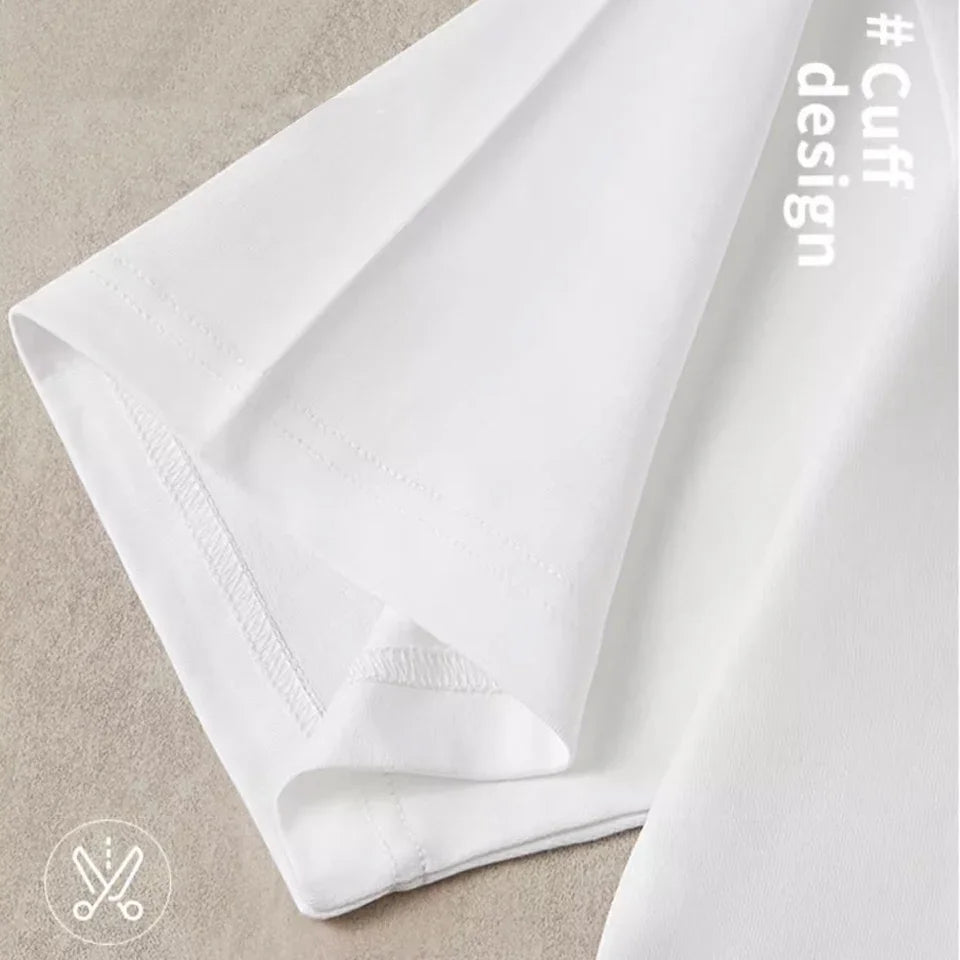 T-Shirt Homme Coton Premium Col Rond Manches Courtes - Respirant Été