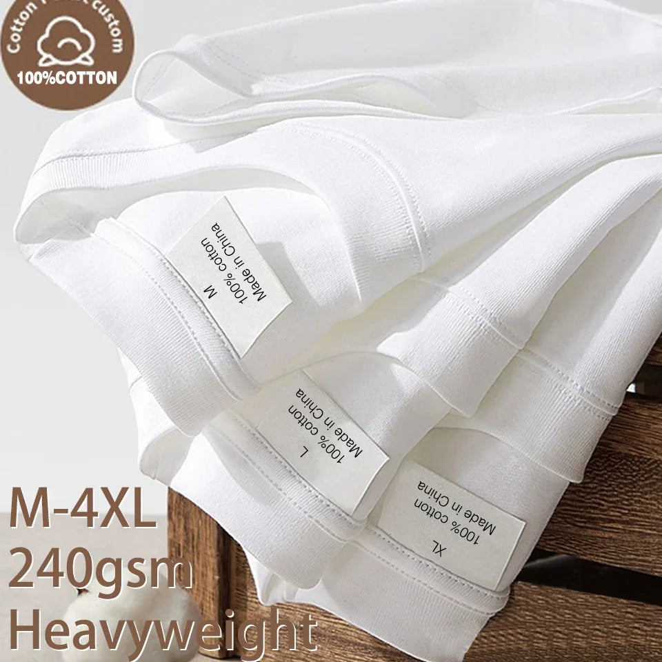 T-Shirt Homme Coton Premium Col Rond Manches Courtes - Respirant Été