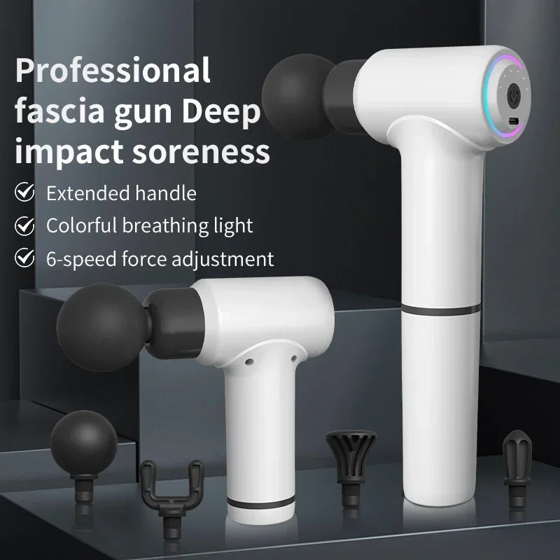 Pistolet Massage Musculaire MUKASI - Poignée Détachable Tissus Profonds