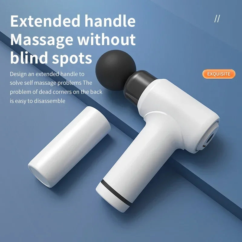 Pistolet Massage Musculaire MUKASI - Poignée Détachable Tissus Profonds