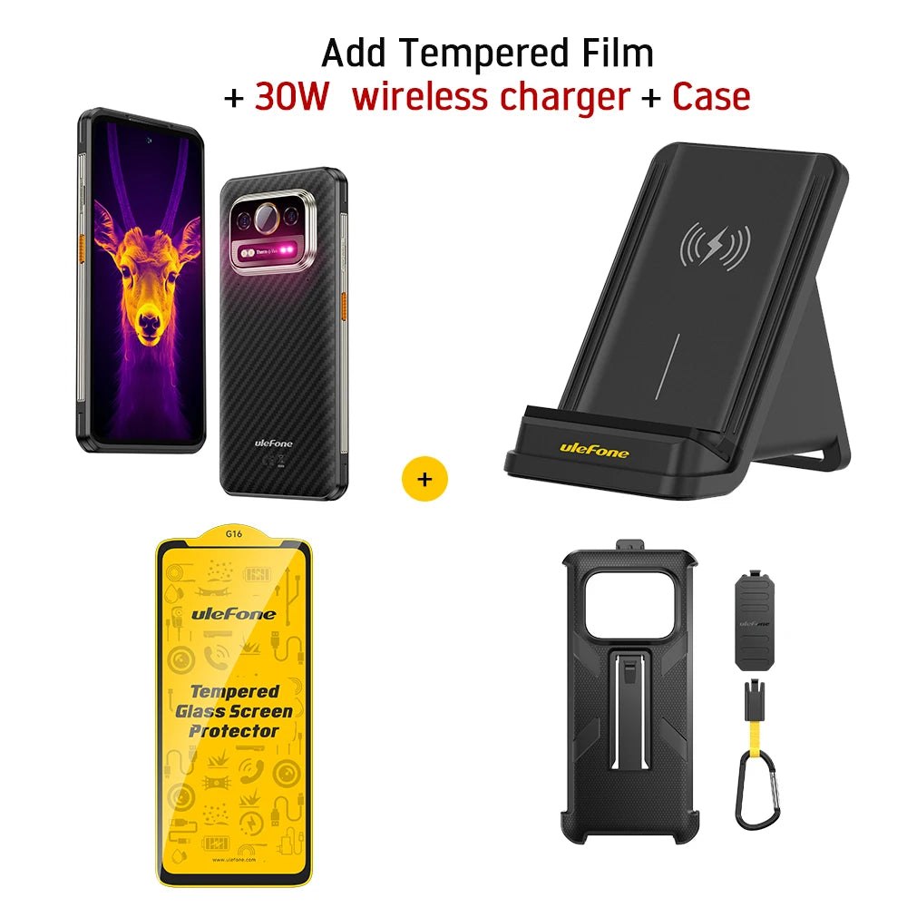 Smartphone Ulefone Armor 25T Pro 5G - Rugged Android 15 Charge 30W Sans Fil