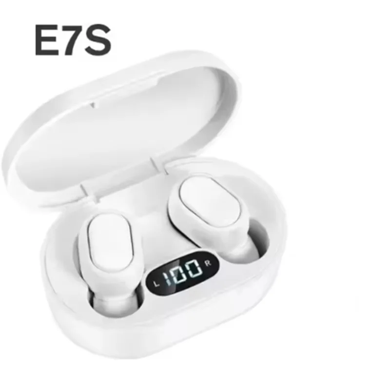 Écouteurs Bluetooth TWS E7S avec Affichage LED - Compatible iPhone et Android /Original E7S Wireless Bluetooth Headset with Mic LED Display Earbuds