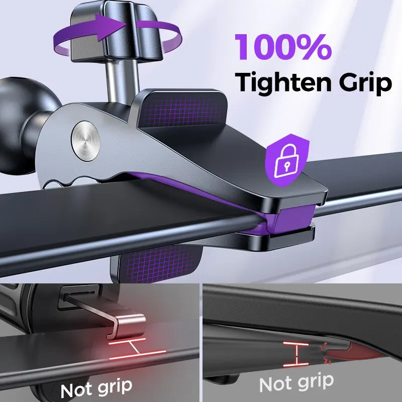 Support Téléphone Auto Ultra Stable (10X Stable Car Phone Mount) - Noir