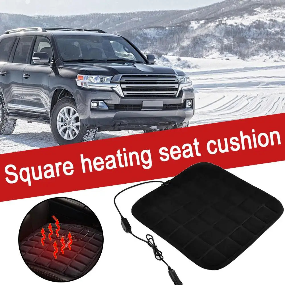 Coussin Chauffant Voiture Hiver - Protège-Siège Chauffé 12V Accessoire Auto