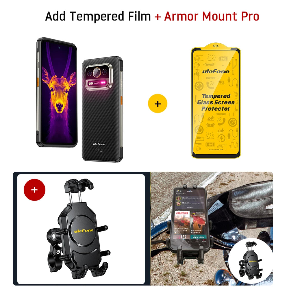 Smartphone Ulefone Armor 25T Pro 5G - Rugged Android 15 Charge 30W Sans Fil