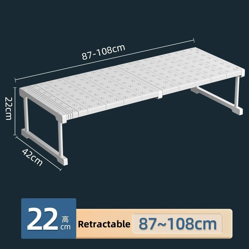 Organisateur Garde-Robe Ajustable Multifonction - Rangement Vêtements Chaussures Cuisine