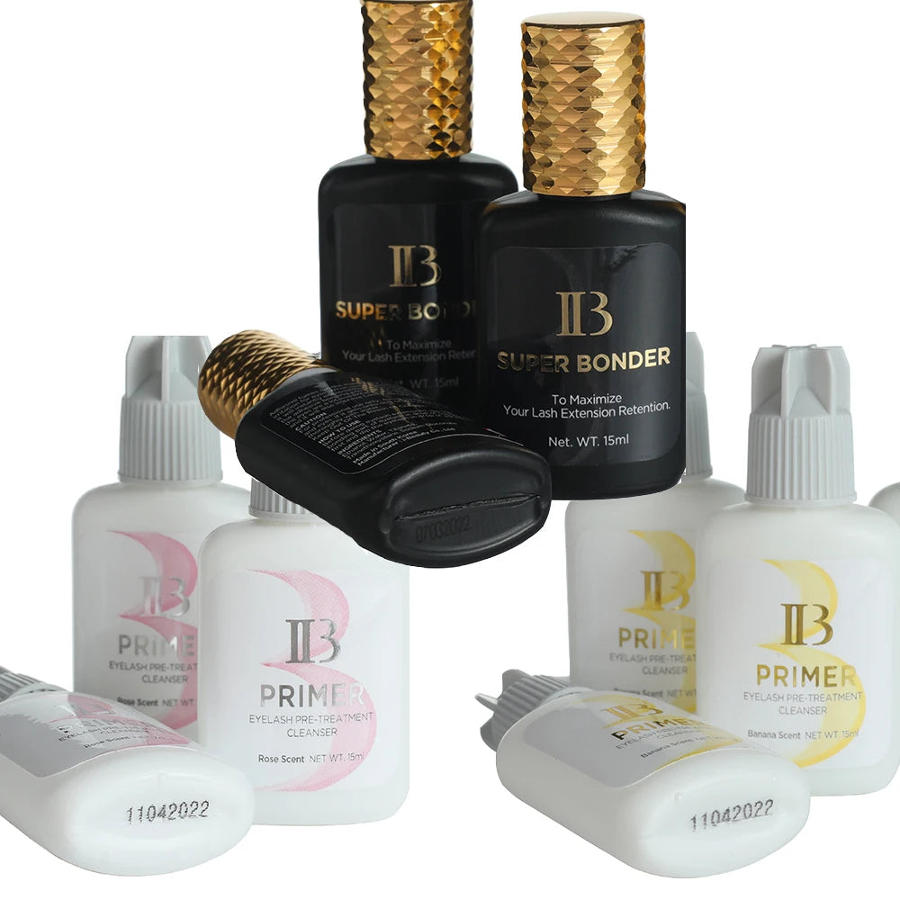 I Beauty Primer Super Bonder - Agent Fixateur Extension Cils Nettoyant Parfum Banane Rose