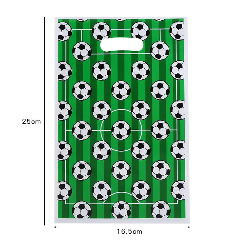Sacs Cadeaux Football 10/20/50pcs - Plastique Thème Soccer Anniversaire Enfants