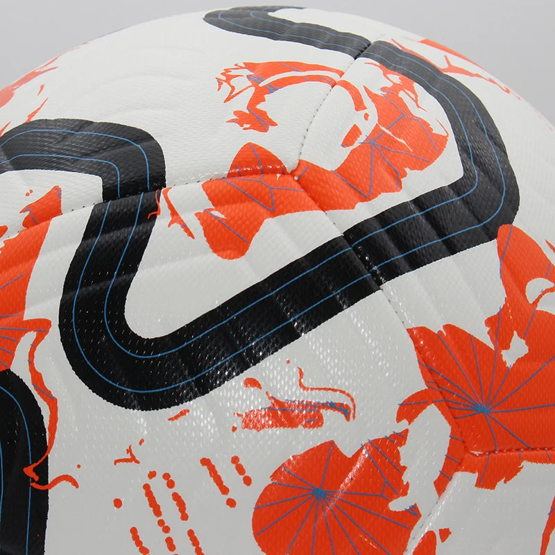 Ballon Football Taille 5 Standard PU Cousu Machine - Match Entraînement Outdoor