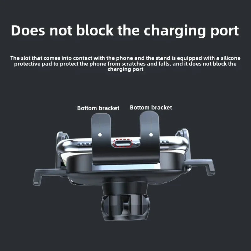 Support Téléphone Auto Grille d'Aération (Car Air Vent Phone Holder) - Noir