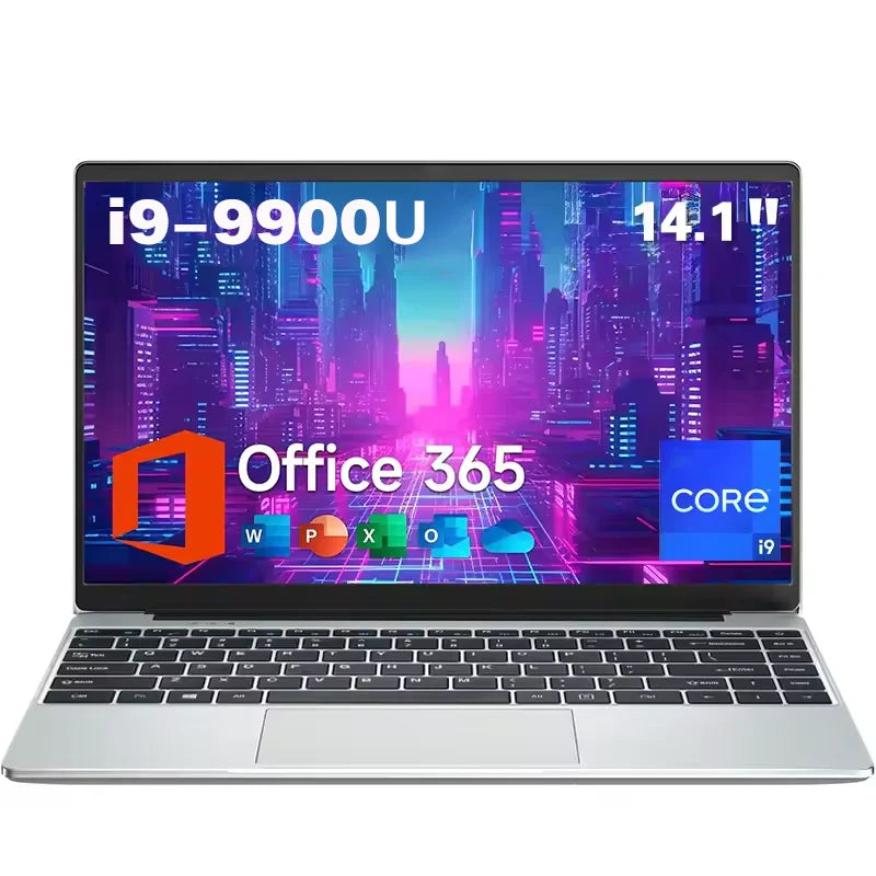 Laptop Core i9-9900U 16GB RAM 1/2TB SSD 14.1'' Windows 11 Pro - Gaming Bureau