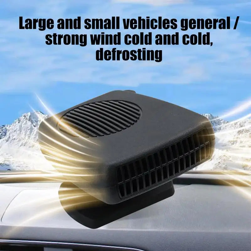 Chauffage Voiture 12V 200W - Ventilateur Dégivreur Déembueur Anti-Buée