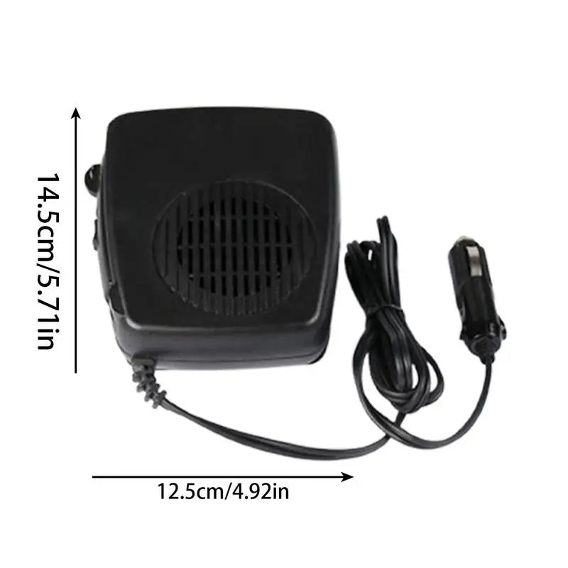 Chauffage Voiture 12V 200W - Ventilateur Dégivreur Déembueur Anti-Buée