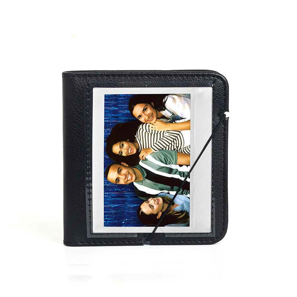 Album Photo Portable Cuir PU 28 Pochettes - Polaroid iType 600 SX70 Instax Wide