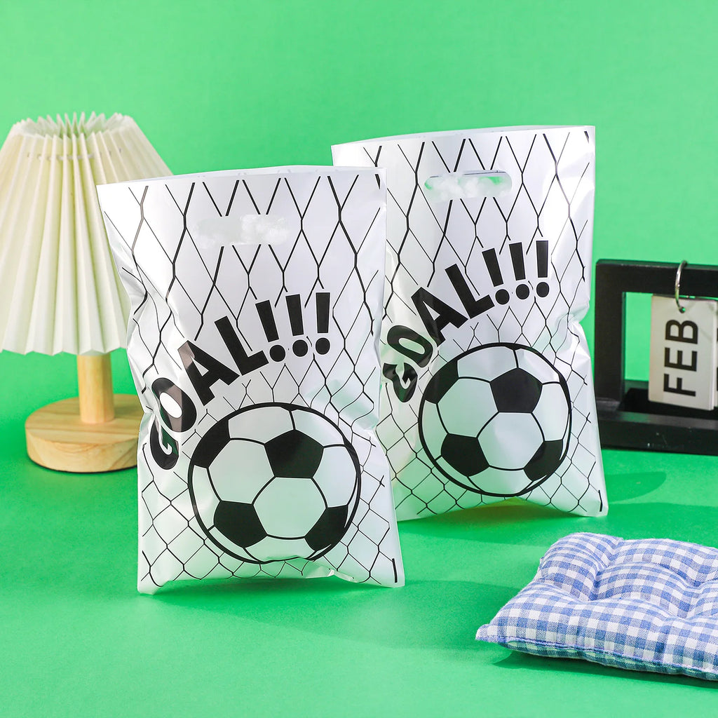 Sacs Cadeaux Football 10/20/50pcs - Plastique Thème Soccer Anniversaire Enfants