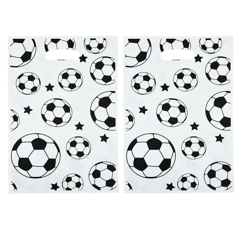 Sacs Cadeaux Football 10/20/50pcs - Plastique Thème Soccer Anniversaire Enfants