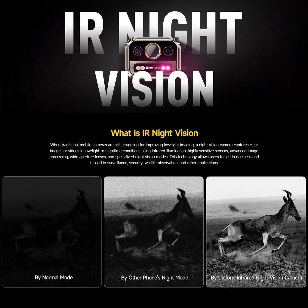 Smartphone Ulefone Armor 25T Pro 5G Thermal - Imagerie Thermique Android 14