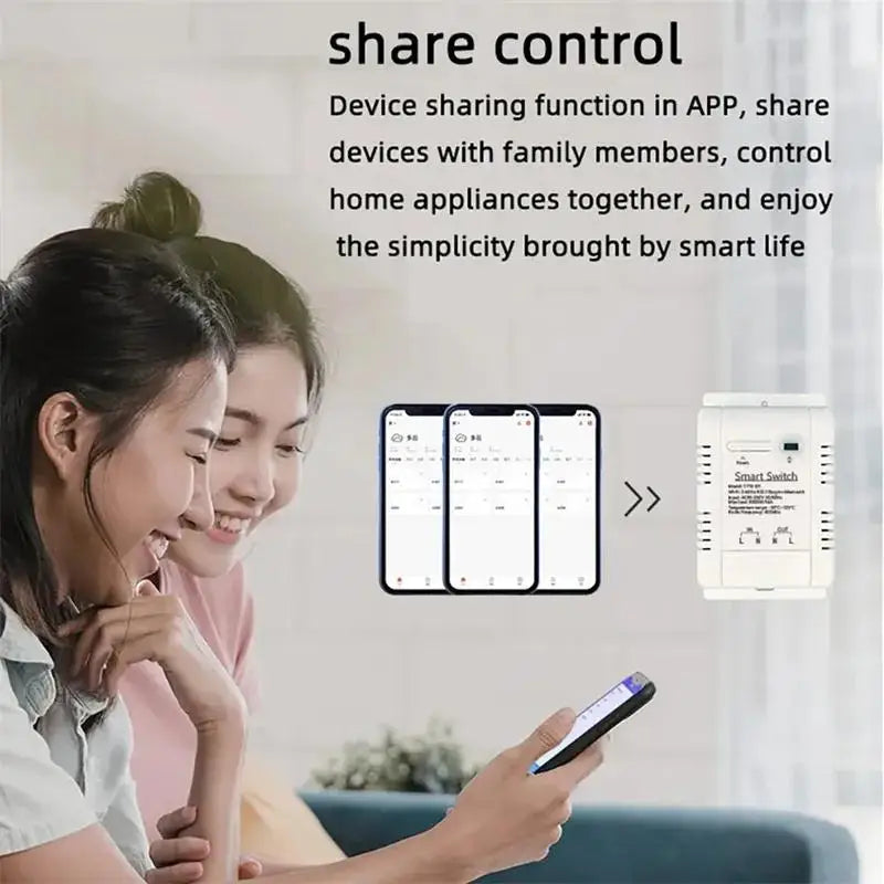 Thermostat WiFi Tuya Smart - Contrôle Température Humidité Consommation