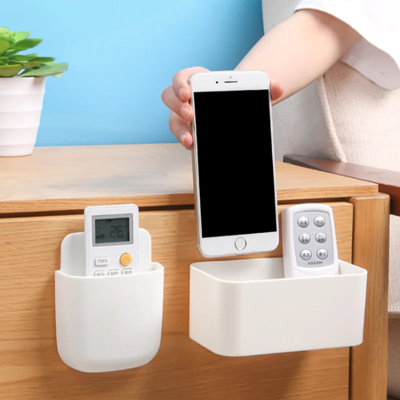 Boîte Rangement Cosmétiques Murale Salle Bain Adhésive - Organisateur Télécommande Téléphone