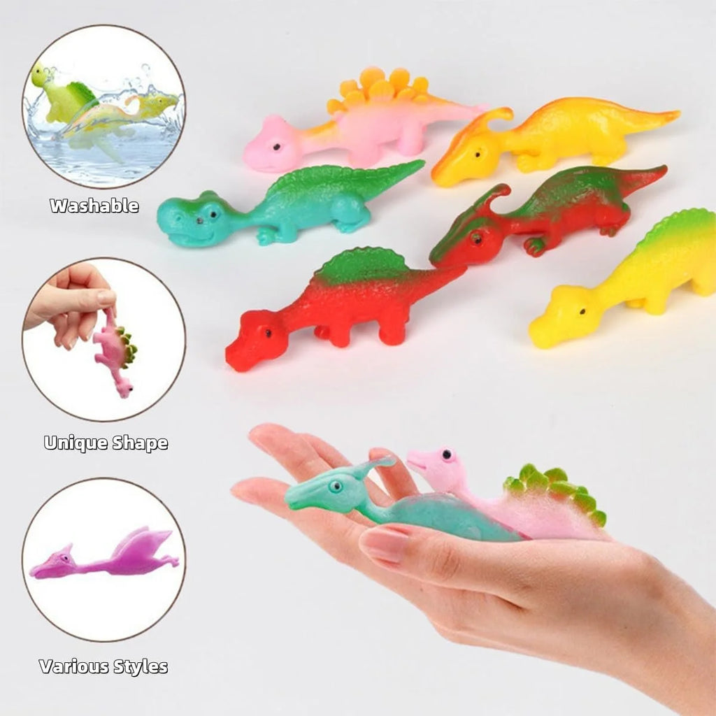Jeu Catapulte Dinosaure 5-20Pcs - Cadeau Fête Anniversaire Enfants