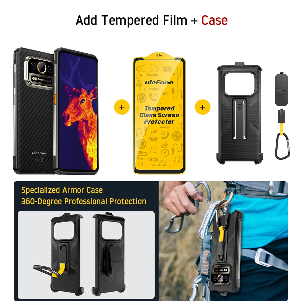 Smartphone Ulefone Armor 25T 4G - Rugged Android 14 Charge 33W Vision Nocturne