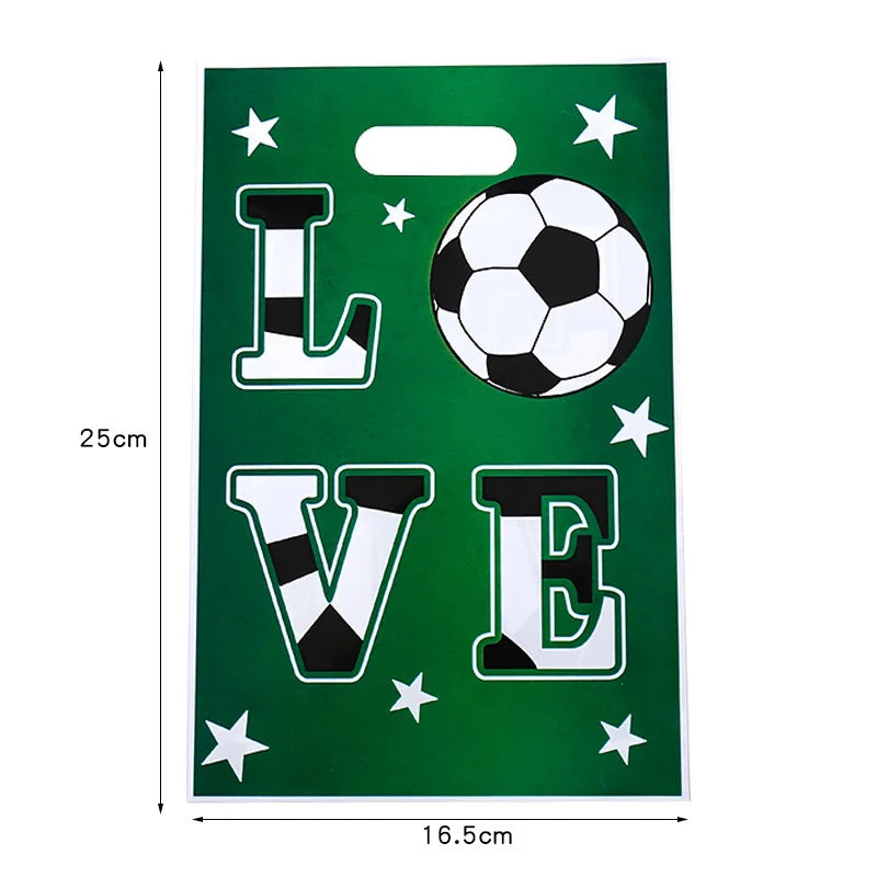 Sacs Cadeaux Football 10/20/50pcs - Plastique Thème Soccer Anniversaire Enfants