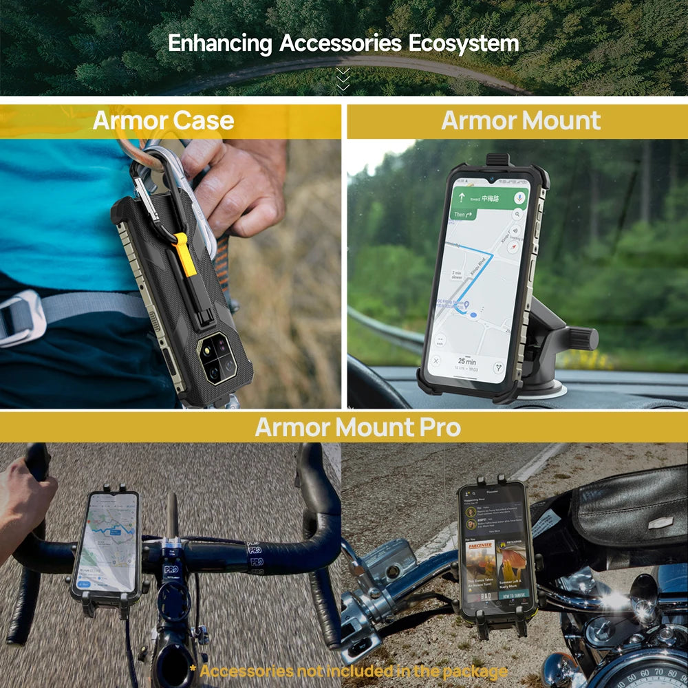 Smartphone Ulefone Armor 22 Android 14 - Rugged 16GB RAM 256GB 6600mAh