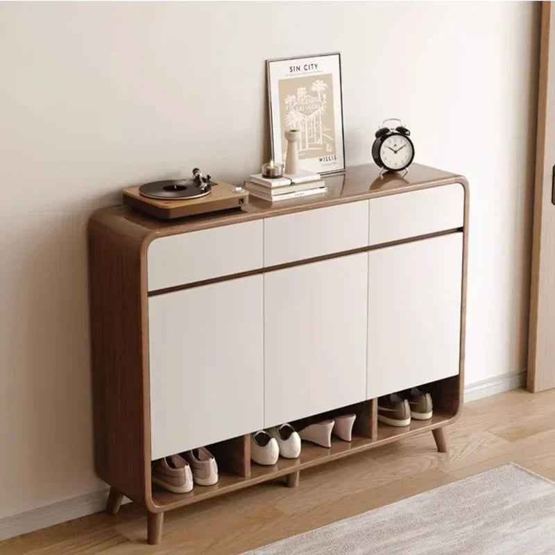 Meuble Chaussures Luxe Nordique Tiroirs - Rangement Gain d'Espace Intérieur