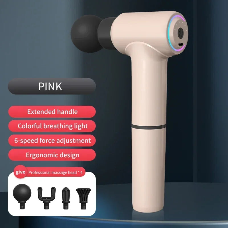 Pistolet Massage Musculaire MUKASI - Poignée Détachable Tissus Profonds