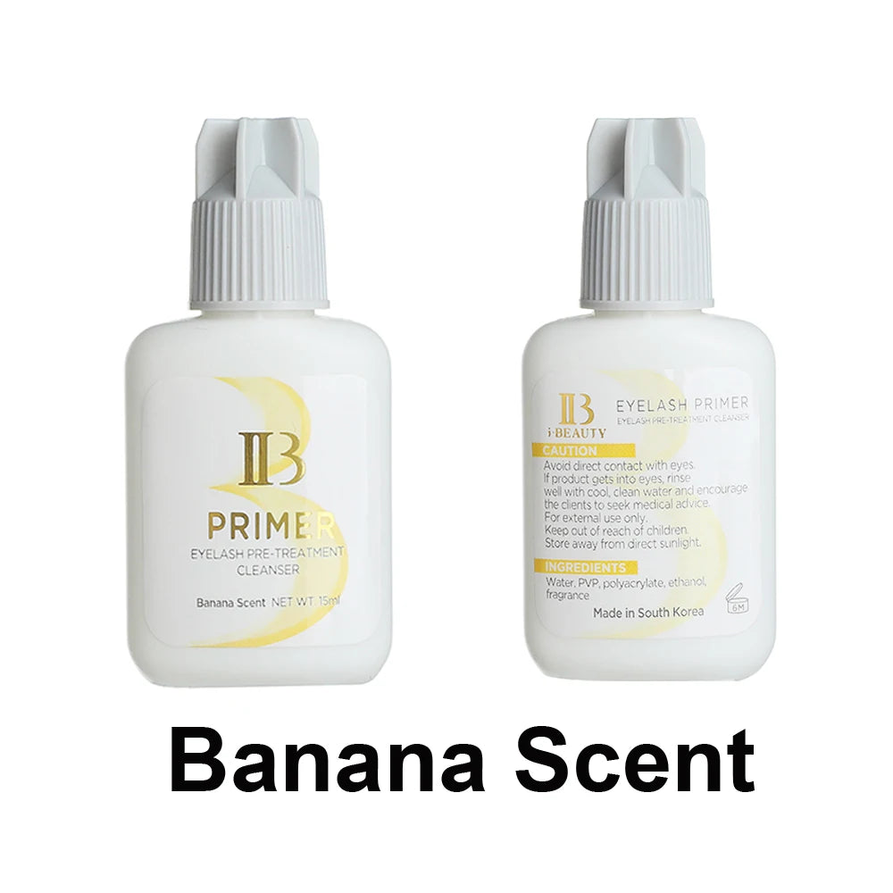 I Beauty Primer Super Bonder - Agent Fixateur Extension Cils Nettoyant Parfum Banane Rose