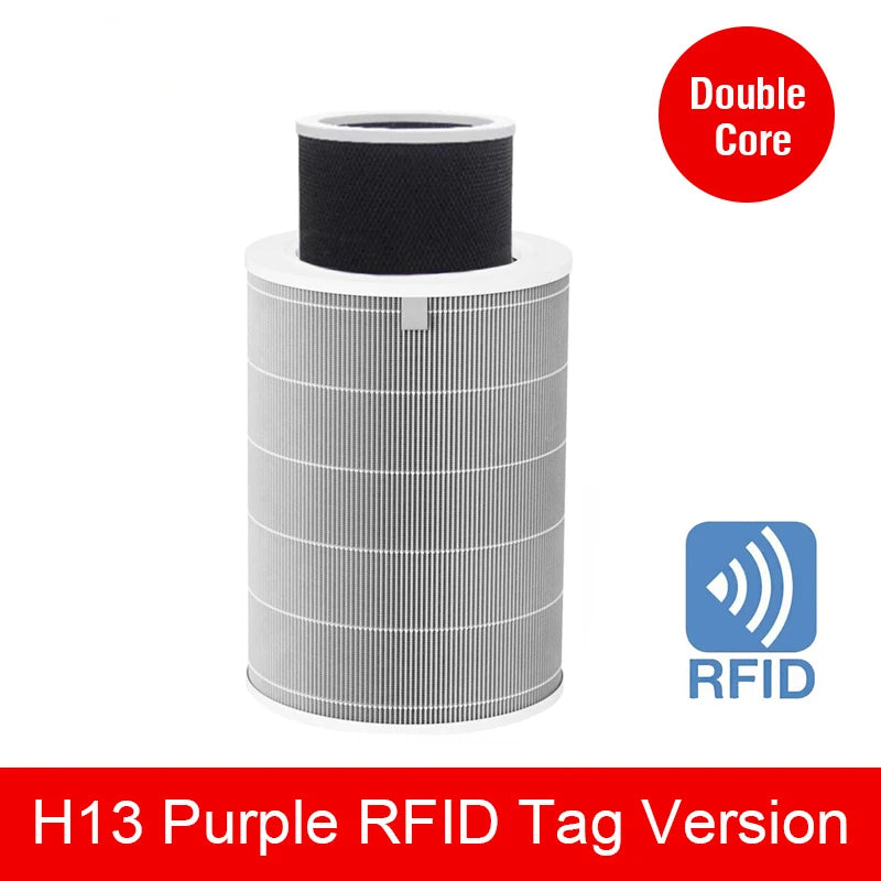 Filtre HEPA Xiaomi Air Purifier 1/2/2S/2C/3/3C/3H Pro - Carbone Actif Premium