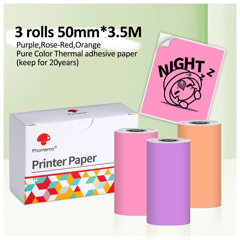 Imprimante Thermique Phomemo M02Pro Mini Portable Sans Fil 300dpi - Étiquettes 15-53mm