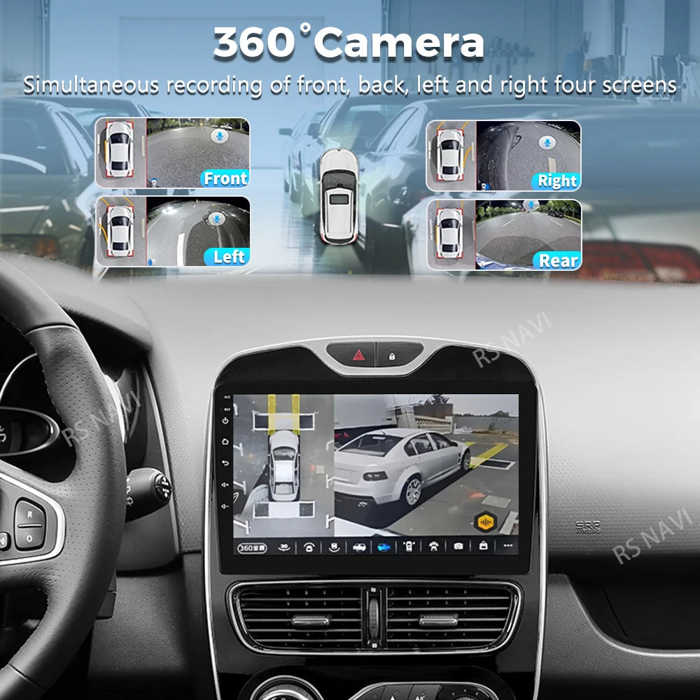 Radio Auto Android 15 Renault Clio 4 BH98 KH98 2016-2019 - 2K QLED CarPlay GPS