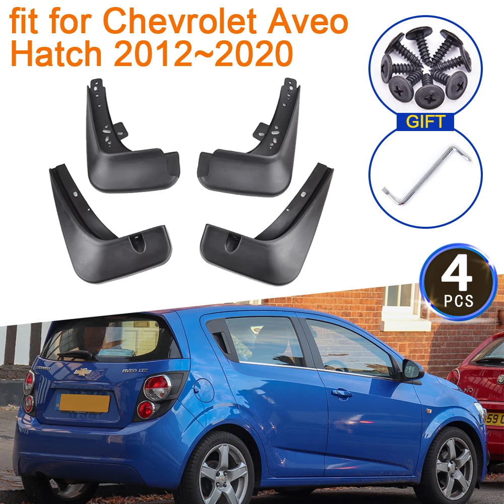 Garde-Boue Chevrolet Aveo T300 Sonic 2012-2020 - Bavettes Protection Holden Barina