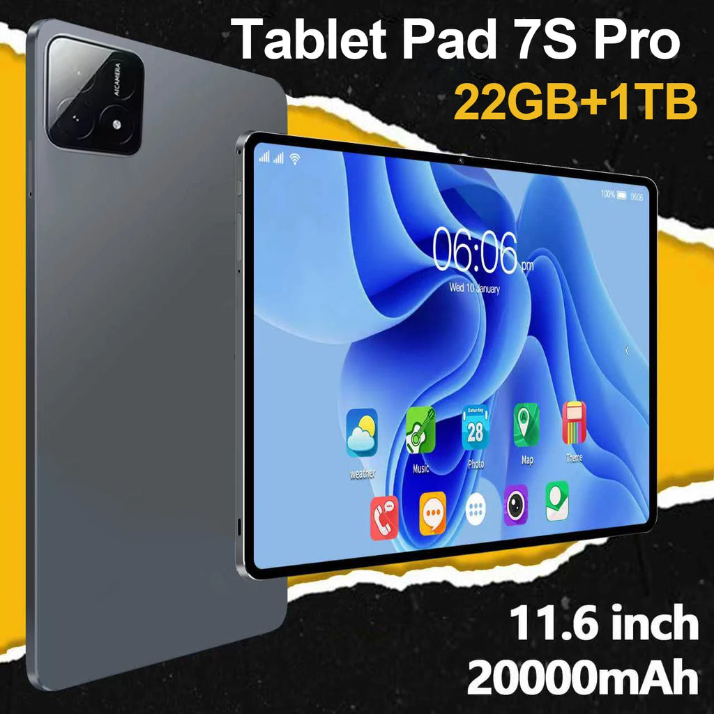 Tablette 7S Pro 2025 22GB+2TB Snapdragon 8 Gen 2 Android 14 5G - 11'' 4K