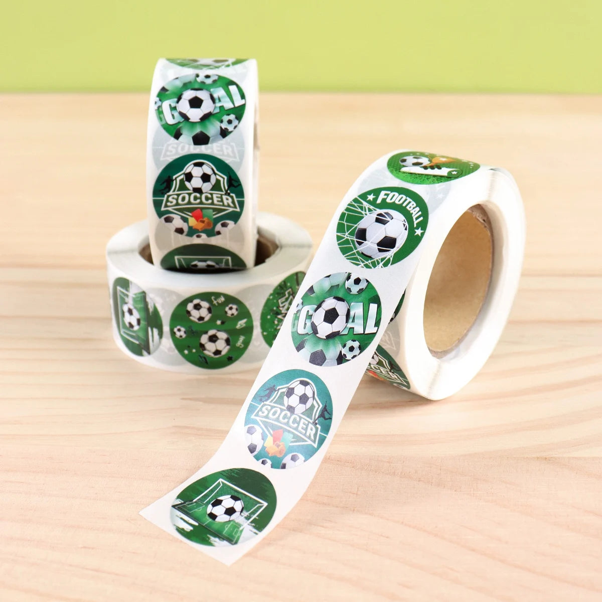 Autocollants Football 500pcs - Stickers Thème Soccer Anniversaire Baby Shower