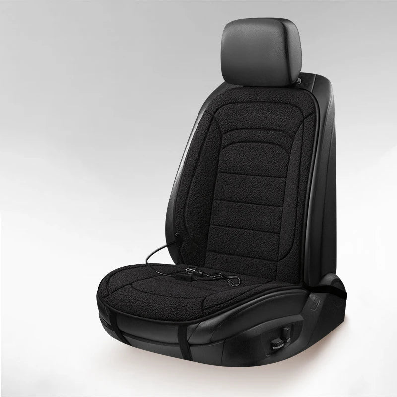 Coussin Chauffant Voiture 12V Universel - Housse Siège Avant/Arrière Hiver