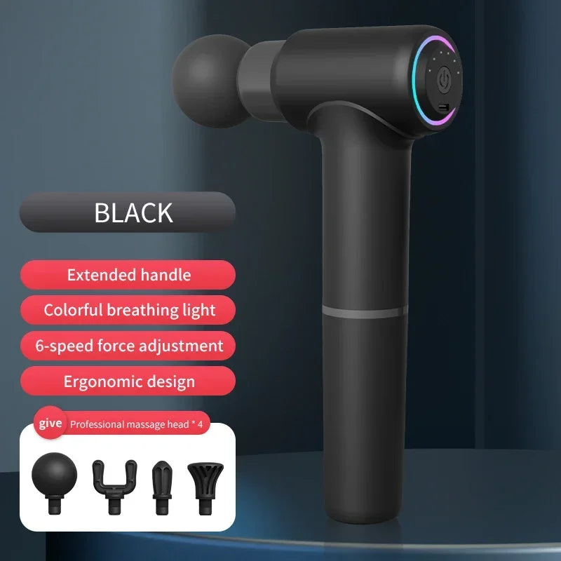 Pistolet Massage Musculaire MUKASI - Poignée Détachable Tissus Profonds