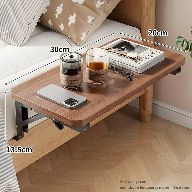 Organisateur Lit Pliable Dortoir - Étagère Chevet Attachable Rangement Sous Lit