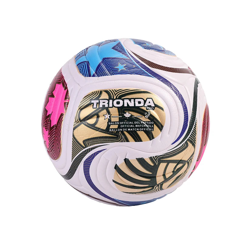 Ballon Football 2026 Taille 5 Officiel PU - Sans Couture Match Entraînement