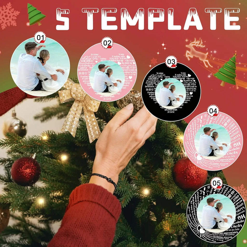 Bracelet Photo Personnalisé Intérieur - Homme Femme Identification Mémorial