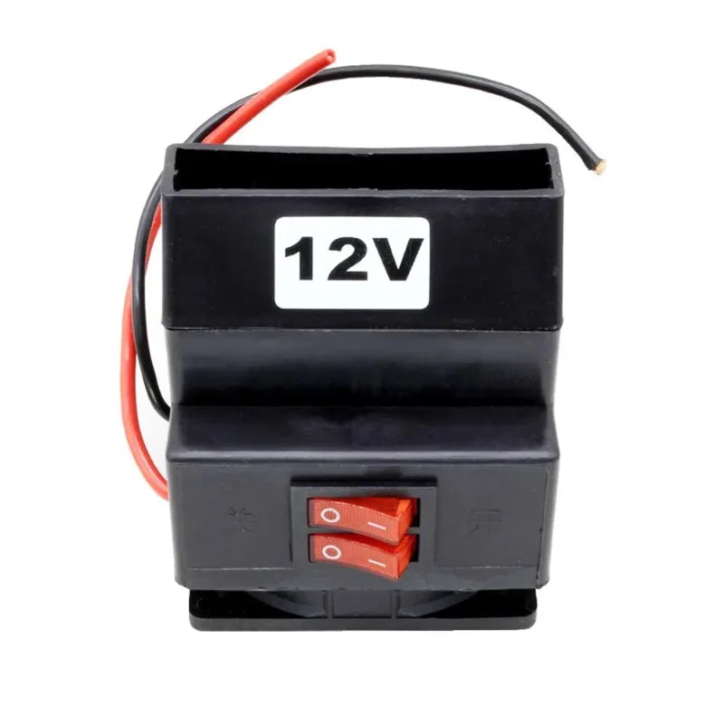 Chauffage Voiture 12V/24V Portable - Dégivreur Déembueur Pare-Brise Bus Camion