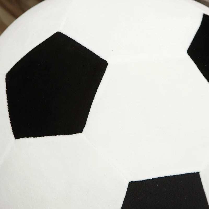 Peluche Ballon Football 20/30/45cm Douce - Jouet Soccer Enfants Bébé Cadeau Fête