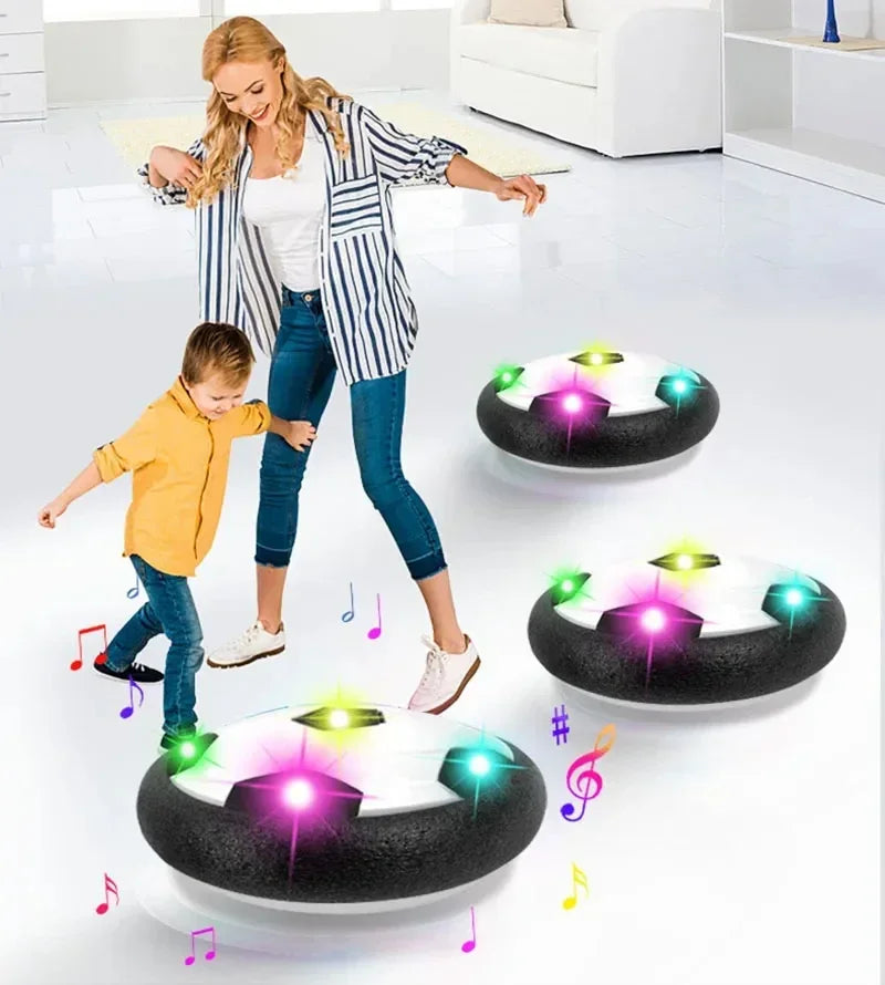 Ballon Football Flottant Électrique LED Musique - Jouet Hover Soccer Enfants