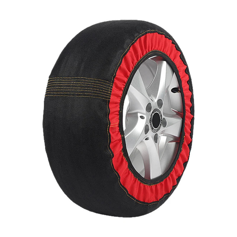 Chaînes Roue Voiture Hiver Anti-Dérapant - Pneu Urgence Montage Facile Chaussettes Neige