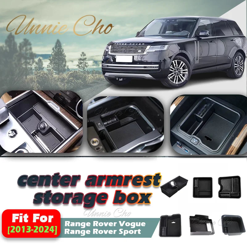 Boîte Rangement Range Rover 2013-2024 - Organisateur Accoudoir Console Centrale