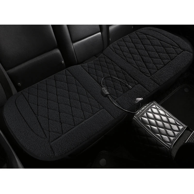 Coussin Chauffant Voiture 12V Universel - Housse Siège Avant/Arrière Hiver