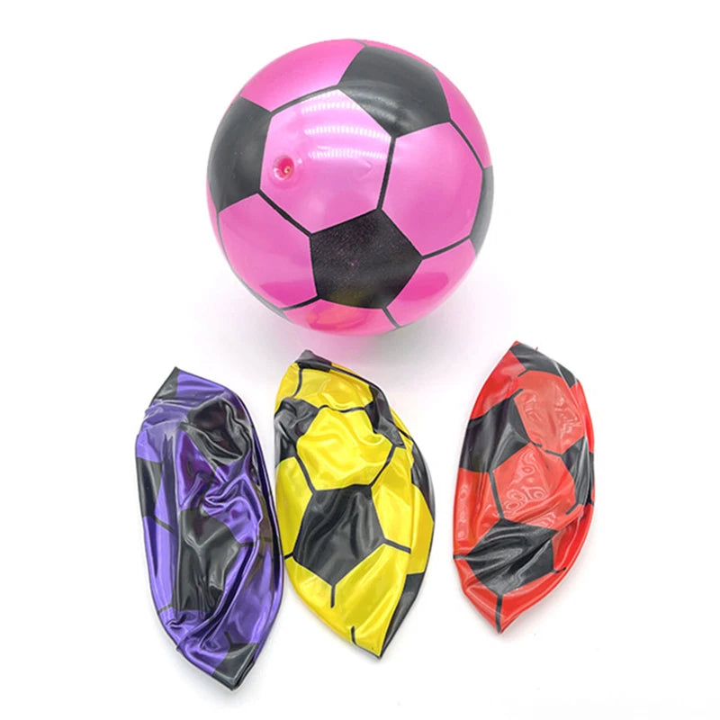 Ballon Football Enfants PVC Gonflable - Sport Match Élastique Couleur Aléatoire