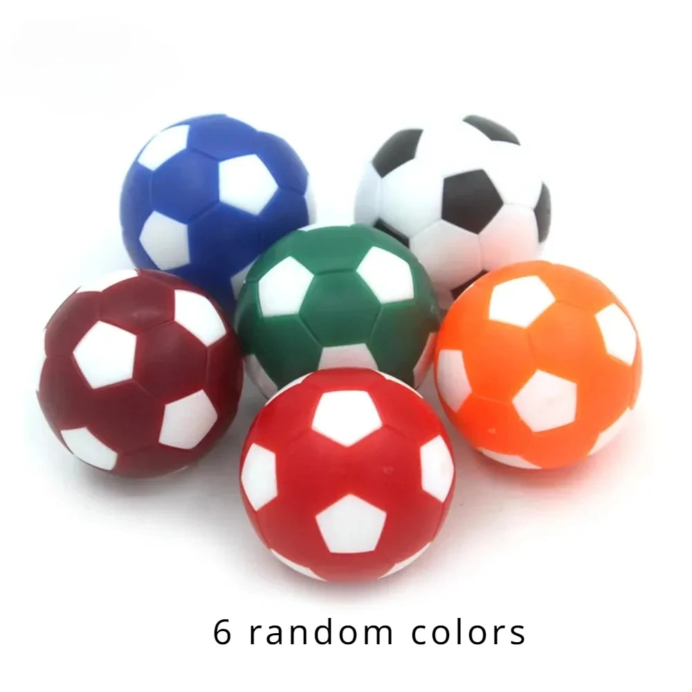 Mini Ballons Football Table 6pcs 32mm - Noir Blanc Baby-Foot Entraînement